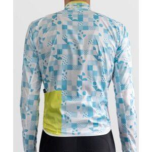 Ornot Cycling Windbreaker Jacket with Geometric Pattern SZ XLarge